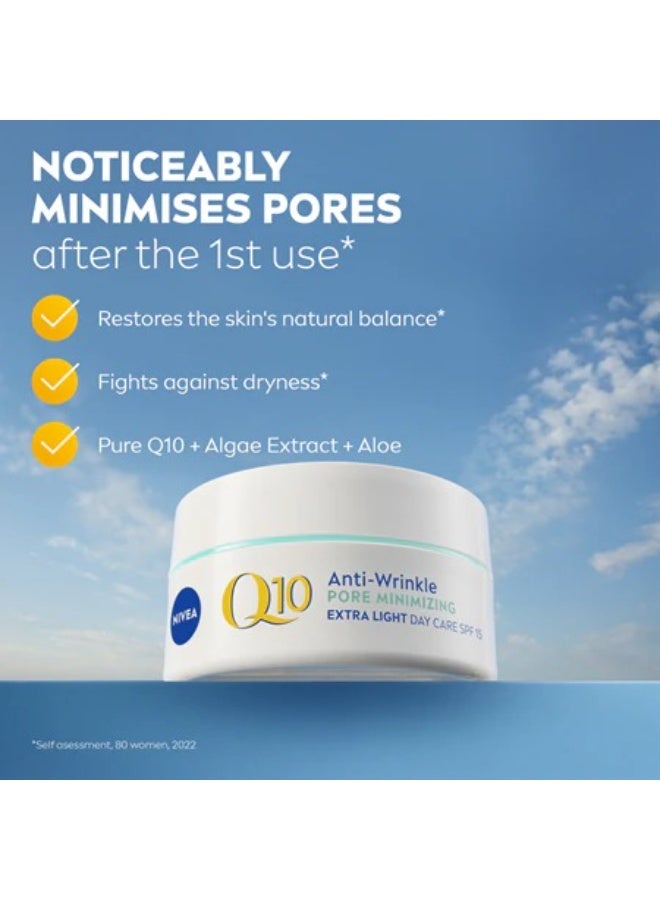 Nivea Q10 Anti-Wrinkle Tightened Pores Day Care SPF15 50 ml - Image 2